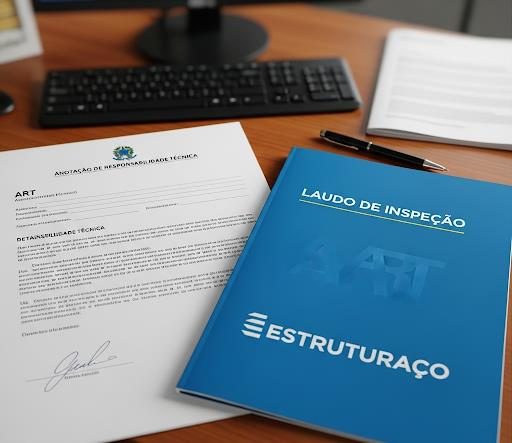 Laudo de inspeção da Estruturaço e Anotação de Responsabilidade Técnica